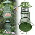 thumbnail image 2 of Kjfeif Mangeoire Extérieure Suspendue en Métal avec Toit Protecteur, Grande Capacité et Conception Durable, Station d'Alimentation Résistante aux Écureuils pour Petits Oiseaux et Usage au Jardin, 2 of 9