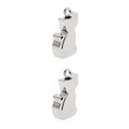 thumbnail image 2 of Destyer Silver Stainless Steel Cat Shape Urn Keepsake Cremation Jewelry Pendant Style A 2Set, 2 of 6