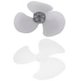 thumbnail image 1 of 2pcs Fan Blade 3 Leaves Replacement Plastic Table Fan Blade Pedestal Fan Blade Fan Parts, 1 of 9