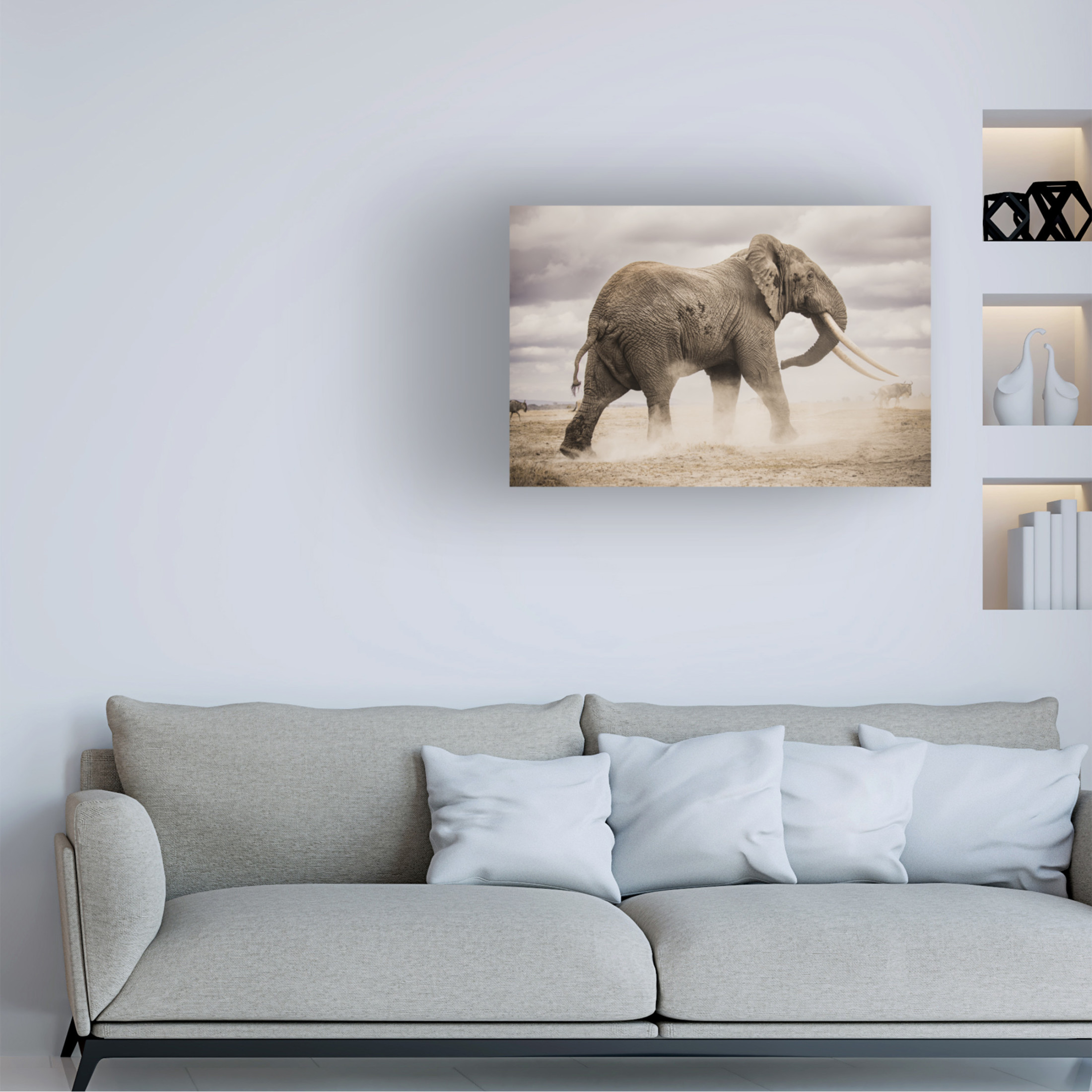 Trademark Fine Art Ali Khataw Dust Canvas Wall Art