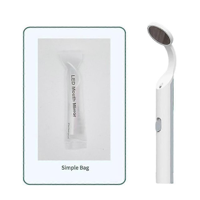 Microcrystalline Nano Dental Mirror With Bright Light Lamp Teeth Inspection Mirror Anti-fog Mouth Mirror, Dentist Oral Care Tool