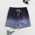 thumbnail image 4 of Gradient Swimming Trunks Mens Adult Boxer Shorts Swimming Casual Beach Pants, 4 of 9