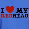 thumbnail image 3 of CafePress - I Love My Redhead Dark T Shirt - Men's Classic Graphic Cotton T-Shirt, 3 of 4