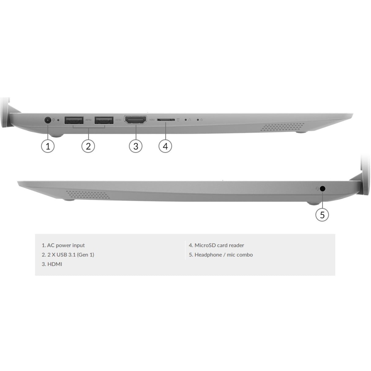 Lenovo IdeaPad 1 Laptop 14" Intel Pentium Silver N5030 4GB/128GB NVMe SSD Win 11 Home S 81VU00D6US