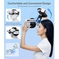 thumbnail image 5 of Battery Head Strap for Oculus Meta Quest 3/3S/2, QQV VR Headset Accessories for Quest 3 with 10000mAh Battery Pack,MQ5004, 5 of 8