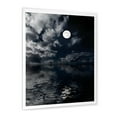 thumbnail image 3 of Designart 'Full Moon Night in Cloudy Sky IV' Nautical & Coastal Framed Art Print, 3 of 4