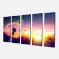 thumbnail image 1 of Designart - Dandelion at Sunset Freedom to Wish - Abstract Wall Art Canvas, 1 of 3