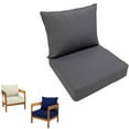 thumbnail image 1 of Home Textile Products Outdoor & Home Cushion Set Removable Cover High Density Seat & Back Cushions For Sofa Or Booth, 1 of 4