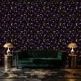 thumbnail image 6 of Magic Peel and Stick Wallpaper Magical Fantasy Purple Mushrooms Golden Ferns Wall Mural 23.6in x 9.8ft Self Adhesive Removable Wall Paper Renter Friendly Wallpaper for Kids Bedroom Living Room, 6 of 8