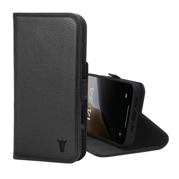 Funda TORRO Premium de piel tipo cartera para iPhone 16 Pro de 6.3 pulgadas