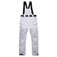 thumbnail image 3 of Homenesgenics Winter Pants Men Men's and Women's-board Double-board Windproof, and Warmth Thickened Ski Pants White XXL, 3 of 8