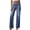 Dark Blue, variant on PRETTYGARDEN High Waisted Wide Leg Jeans for Women Trendy Baggy Straight Leg Stretchy Summer Denim Pants with Pockets