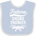 thumbnail image 3 of Inktastic Drone Engineer Childs Boys or Girls Baby Bib, 3 of 4