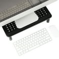 thumbnail image 6 of Mind Reader Monitor Stand, Height Adjustable, Metal, 14.5"L x 9.25"W x 4-5.5"H, Set of 2, Black, 6 of 9