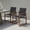 Black, variant on Resenkos Outdoor Dining Room Chairs, Patio Kitchen Chairs,Outdoor Dining Chairs with Breathable Seat and Backrest Set of 2-Brown