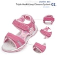 thumbnail image 3 of Ahannie Kids Girls Summer Outdoor Sandals, Toddler/Little Kid Open Toe Beach Sandal Shoes, 3 of 7