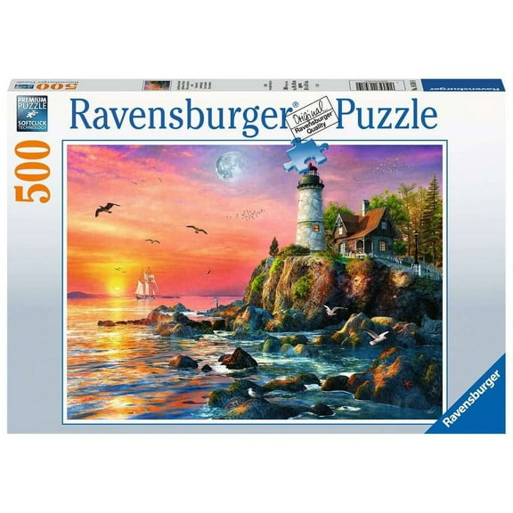 Ravensburger Lighthouse at Sunset Jigsaw Puzzle