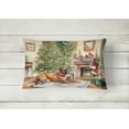 thumbnail image 3 of Carolines Treasures DAC1293PW1216 16 x 12 in. Unisex Fawn Boxer Christmas Fabric Decorative Pillow, 3 of 4