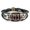 9, variant on Alloy Bracelet Punk Style Decorative Vintage Faux Leather Alloy Bracelet for Tourism Memorial