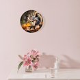 thumbnail image 3 of 14 Inch Wall Clock Battery Operated Silent Clock Decorative for Office, Kitchen, Outdoor, Living Room，Autumn Squirrel Forest Leaves Landscape Nature Pattern, 3 of 4