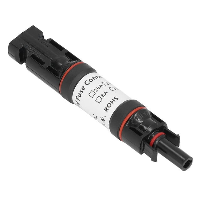 Connecteur de Fusibles de PVC, Résistance à la Corrosion DC 1000V Auto Verrouillage Système Solaire Support de Fusible de PVC pour la Production d'Énergie 5a, 8a, 10a, 15a, 20a, 30a