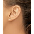 thumbnail image 3 of 10K Yellow Gold Polished 4Mm Cz Stud Post Earrings (Width 4) - Jbsp, 3 of 5