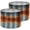 Blue Gray Steel Orange, variant on Lamp Shades Set of 2 Rusted Corrugated Metal Texture Weathered Industrial Patina 13" x 13" x 10" Lampshade for Table Lamps Floor Lamps Lamp Shade Replacement Easy Assembly Required