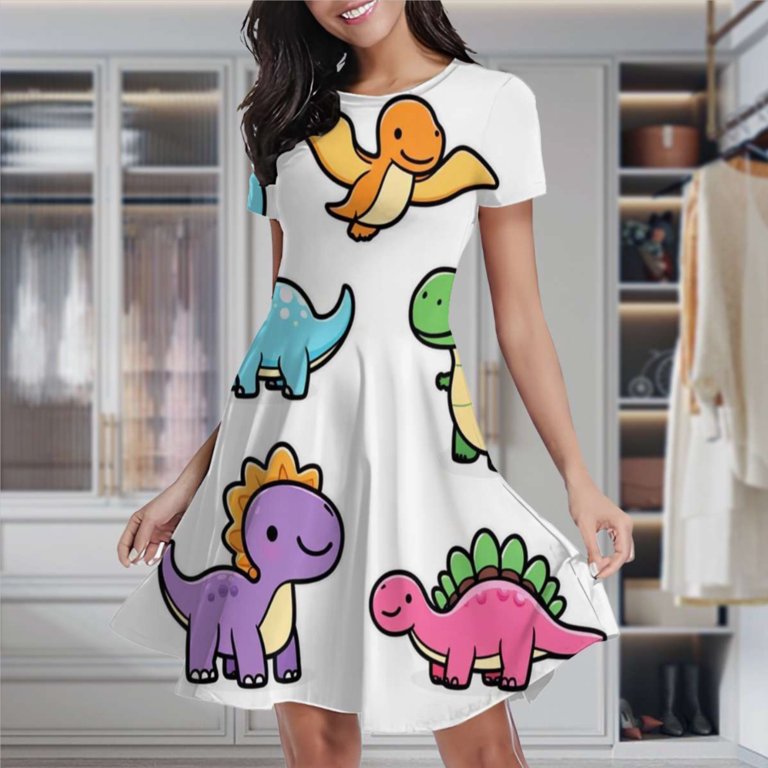 dinosaur dress ladies Black Skeletons pairing with jewelry Dinosaur Skeleton Dinosaur Dress Womens
