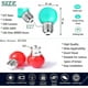 thumbnail image 2 of Colored Led Bulbs E27 3w30w Decorative And Design Light 240 Lumens Ac220v-240v Decoration Lamp Mixed Colors Red Yellow Blue Green - Pack Of 40 [energ, 2 of 5