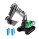 thumbnail image 1 of Excavadora a control remoto RC Huina 1558 verde Metal 1:18 Enyz Huina 11 canales 2.4Ghz Rc de construcción Retroexcavadora, 1 of 9