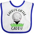 thumbnail image 3 of Inktastic Daddy's Little Caddy Cute Golf Ball Boys or Girls Baby Bib, 3 of 4