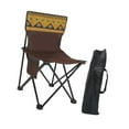 thumbnail image 2 of Silla de camping plegable antideslizante para parque, patio y jardinería. Marrón, 2 of 8