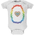 thumbnail image 1 of Halloween Rainbow Heart Unicorn Costume Pony Soft Baby One Piece, 1 of 2