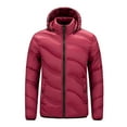Brnmxoke Puffer Jacket Men Big and Tall Winter Down Coat Packable