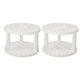 thumbnail image 2 of Makeup Brush Holder, 49 Hole Organizer Cosmetic Brush Stand White Portable For Women For Pencil Gel Pen, 2 of 8