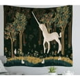 thumbnail image 4 of Medieval Lady Tapestry European Royal Tapestry Lady and Unicorn Tapestry for Bedroom Living Room Apartment Dorm Decor Wall Hanging Tapestries 51" x 59", 4 of 5