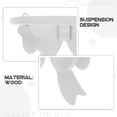 thumbnail image 2 of LOVEVER Nordic Floating Shelf Wall Floating Shelf Wooden Book Picture Frame Display Shelf, 2 of 8