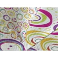 thumbnail image 4 of Ambesonne Geometric Quilted Bedspread Set 3 Pcs, Spiral and Dots, King Size, Multicolor, 4 of 5