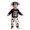 X90 Black, variant on Glisme Girls Outfit Set Letter Print Long Sleeve Crew Neck Tops With Graphic Pants Outfit Halloween Breathable Girls Set Size 9-12 Months Black