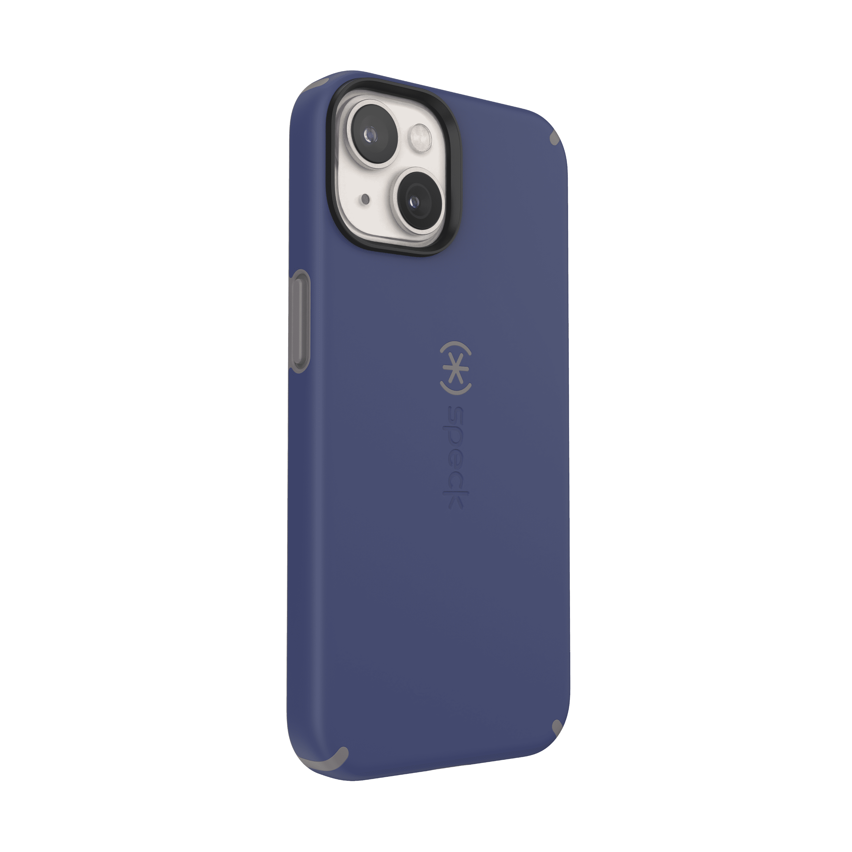 Speck iPhone 14 CandyShell Pro with MagSafe Case in Prussian Blue and Cloudy Grey