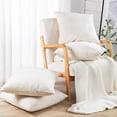 thumbnail image 2 of Home Soft Things Ikat Velvet 4 Piece Throw Pillow Cover Set - Gardenia - 20" x 20", 2 of 8