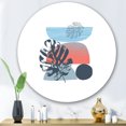 thumbnail image 1 of Designart - Colorful Geometric Abstract Art Collage IV - Modern Metal Circle Wall Art, 1 of 5