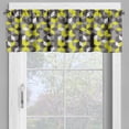 thumbnail image 2 of Ambesonne Mustard Yellow Valance Pack of 2, Modern Box Cubes, 54"X12", Mustard Yellow, 2 of 5
