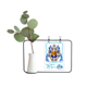thumbnail image 1 of Jarrones colgantes de vidrio transparente Unbranded caballeros medievales emblema escudo, 1 of 4
