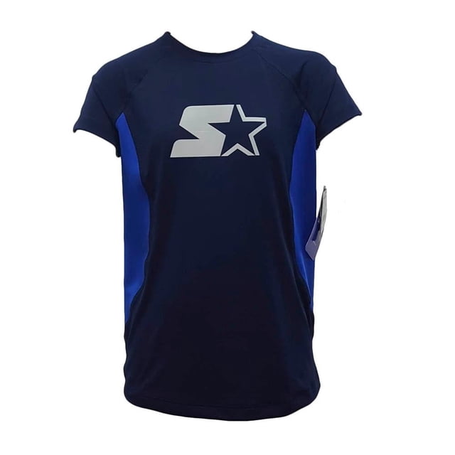 Playera Starter para Niño, sin Manga Azul Marino Talla 12