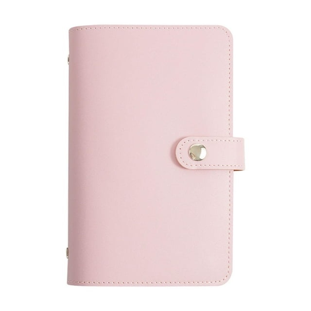 GUOOL Money Saving Book Holder Envelope Challenge Binder for Gift Collectors Decor Pink