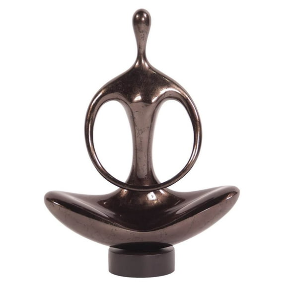 Abstract Yoga Silhouette Sculpture