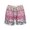 Purple, variant on Tejiojio Active Women's Summer Clearance Lady's Cotton Linen Shorts Solid Color Comfortable Elastic Wide Leg Casual Shorts