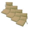 thumbnail image 2 of Comfort Classics Outdoor Sunbrella Channeled Chair Cushions - Set of 4, 2 of 2