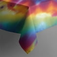 thumbnail image 2 of Colorful Tie Dye Dot Mandala Pattern Rectangle Tablecloth 60"x84",Waterproof Polyester Rectangle Table Cloth, Wipeable Spillproof Polyester Tablecloth for Dining, Camping, Indoor and Outdoor, 2 of 4